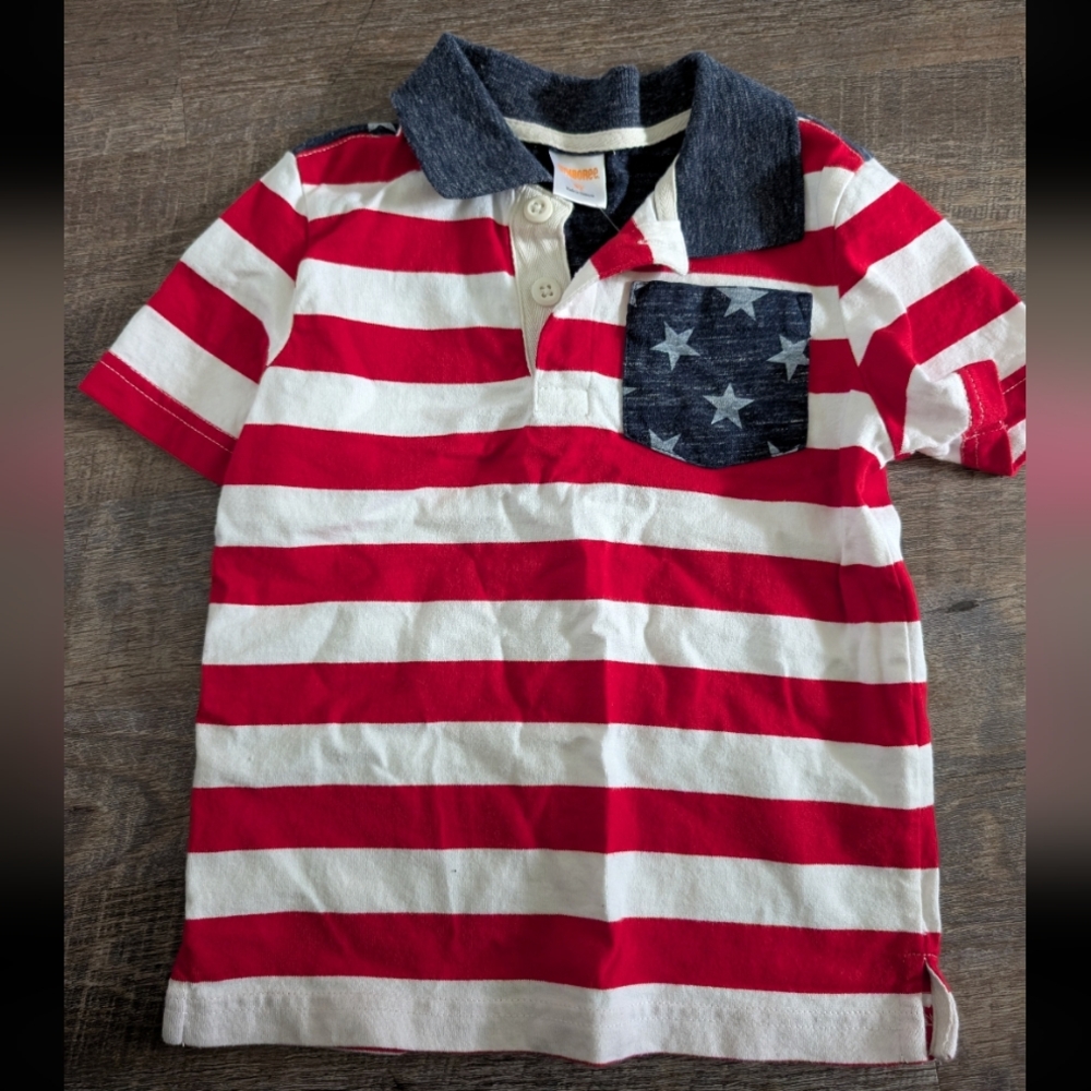 Gymboree Flag Shirt Boys 3T